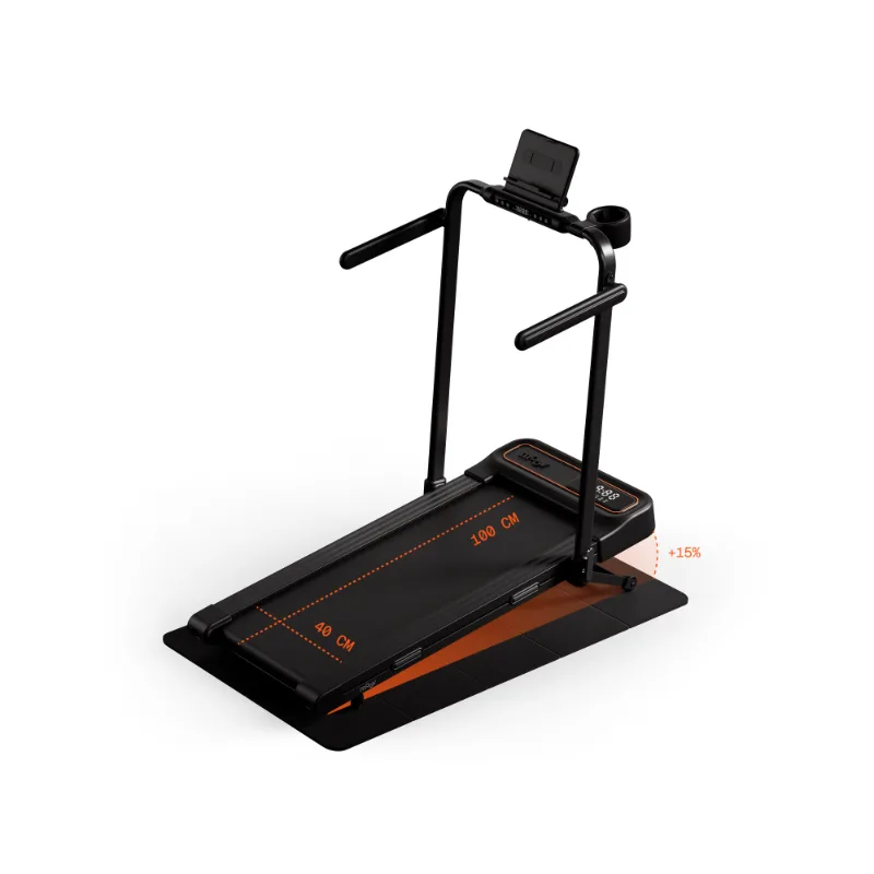 Moov Walk Plus walking pad with up to 15% incline